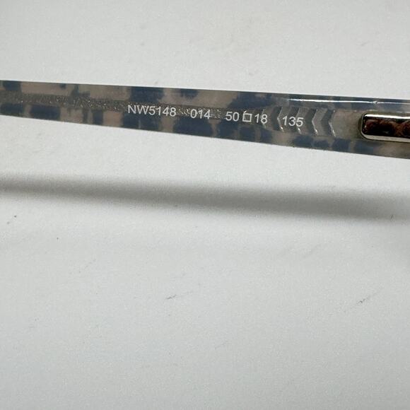 Nine West NW5148 Grey Crystal 014 Square Eyeglasses 50-18-135 H19773 - Picture 5 of 7